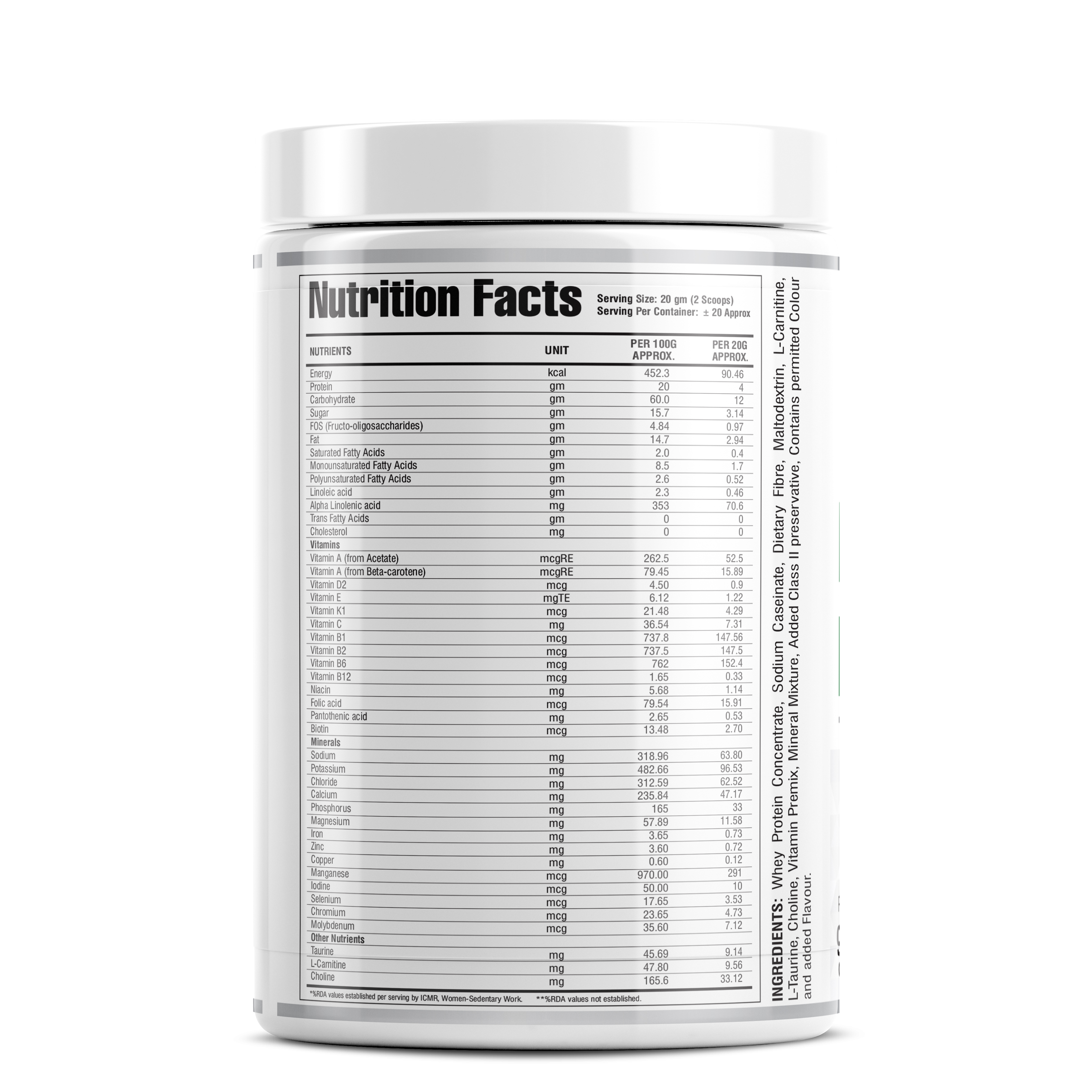 Balanced Nutritional Supplement