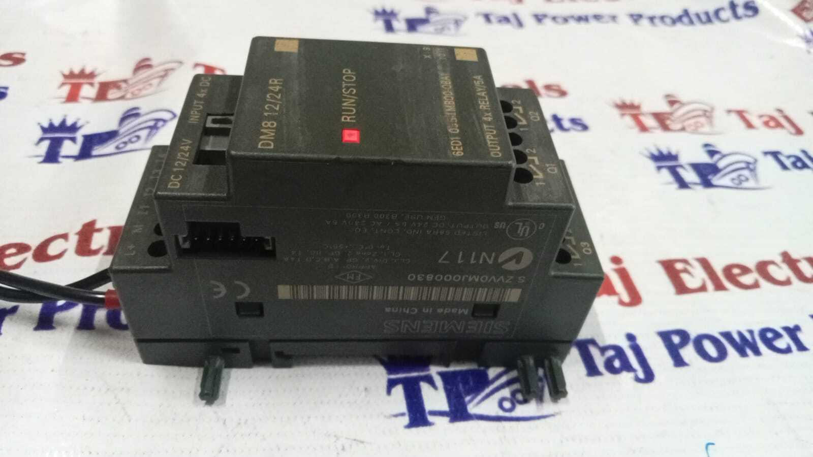 Siemens Logo 6ed1 055-1mb00-0ba1 - Logo! Dm8 Expansion Module, 12/24v Power Supply, 4 Digital Inputs/outputs, Discontinued Product