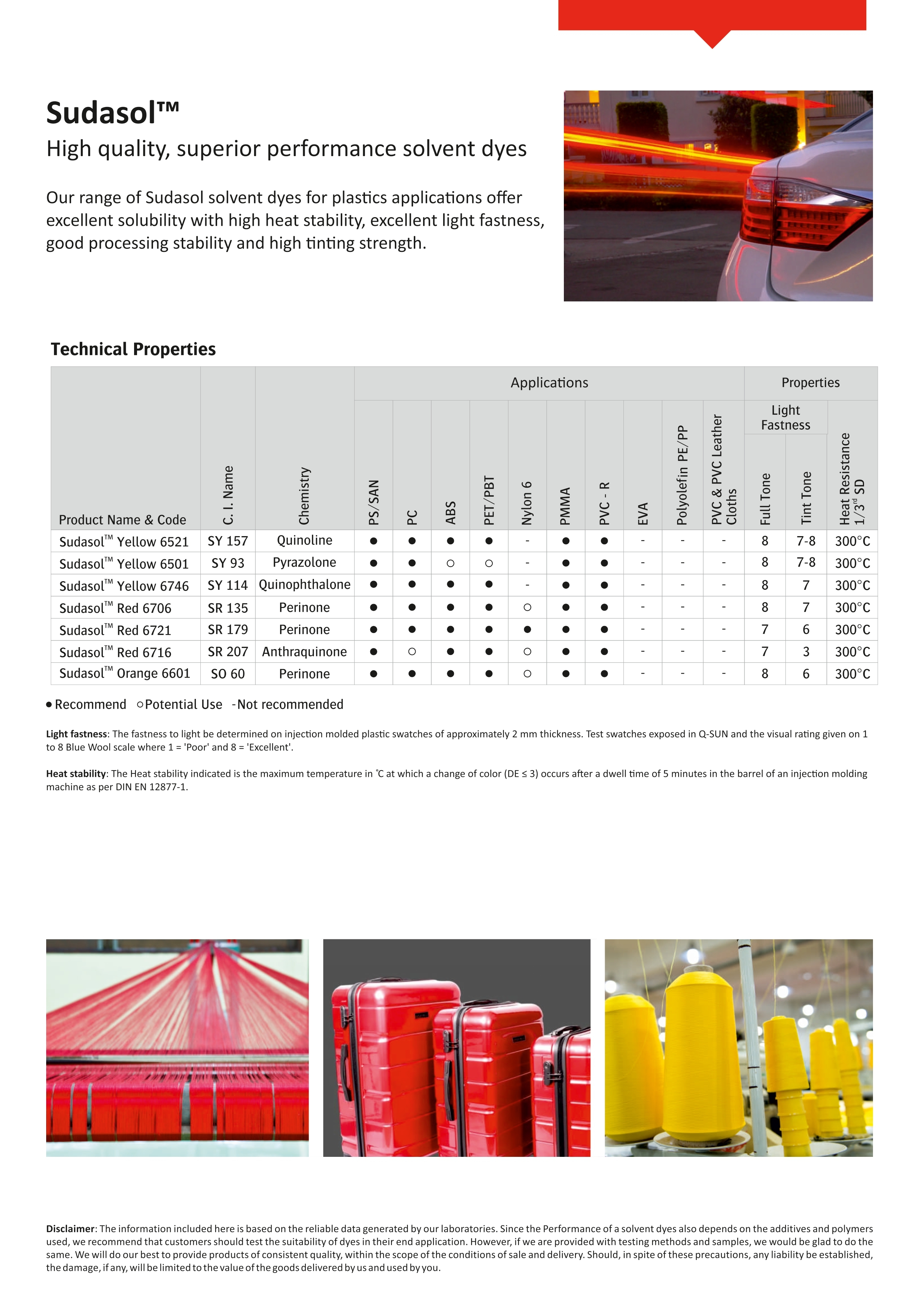 Powder Sudasol Solvent For Dyes(plastic)