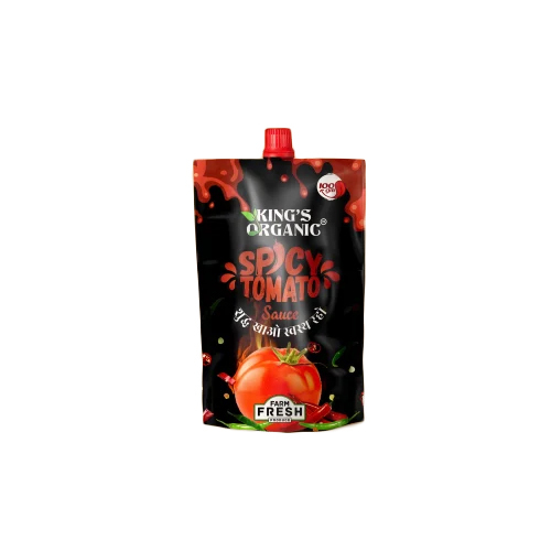 Spicy Tomato Sauce - 100 Gm , High Quality Ingredients, Elongated Shape, Sweet And Spicy Flavor, Vinegar Preservation