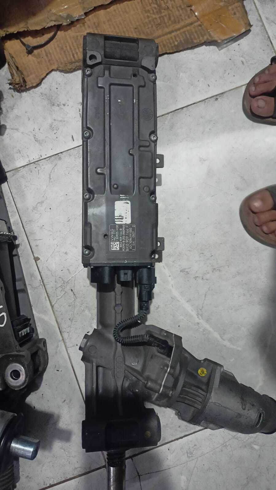 Gray Audi A4 Electrical Steering Rack