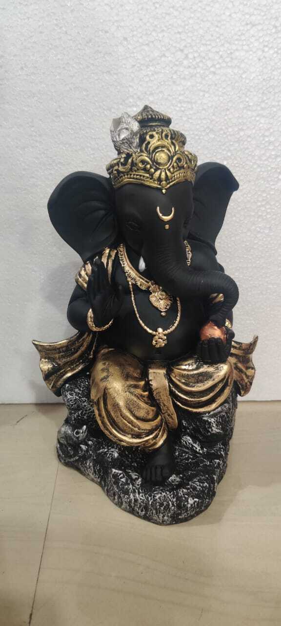 Decorative Ganesh Ji Idol - Height: 13 Inch (In)