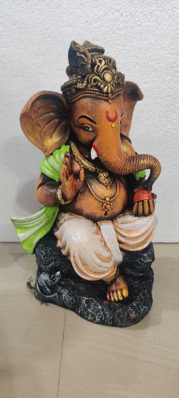 Decorative Ganesh Ji Idol - Height: 13 Inch (In)