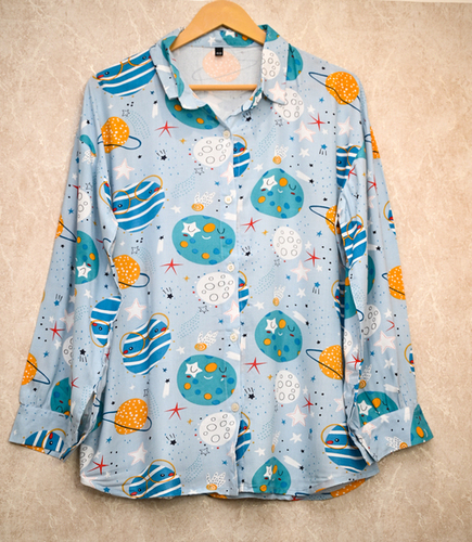 Printed Formal Top