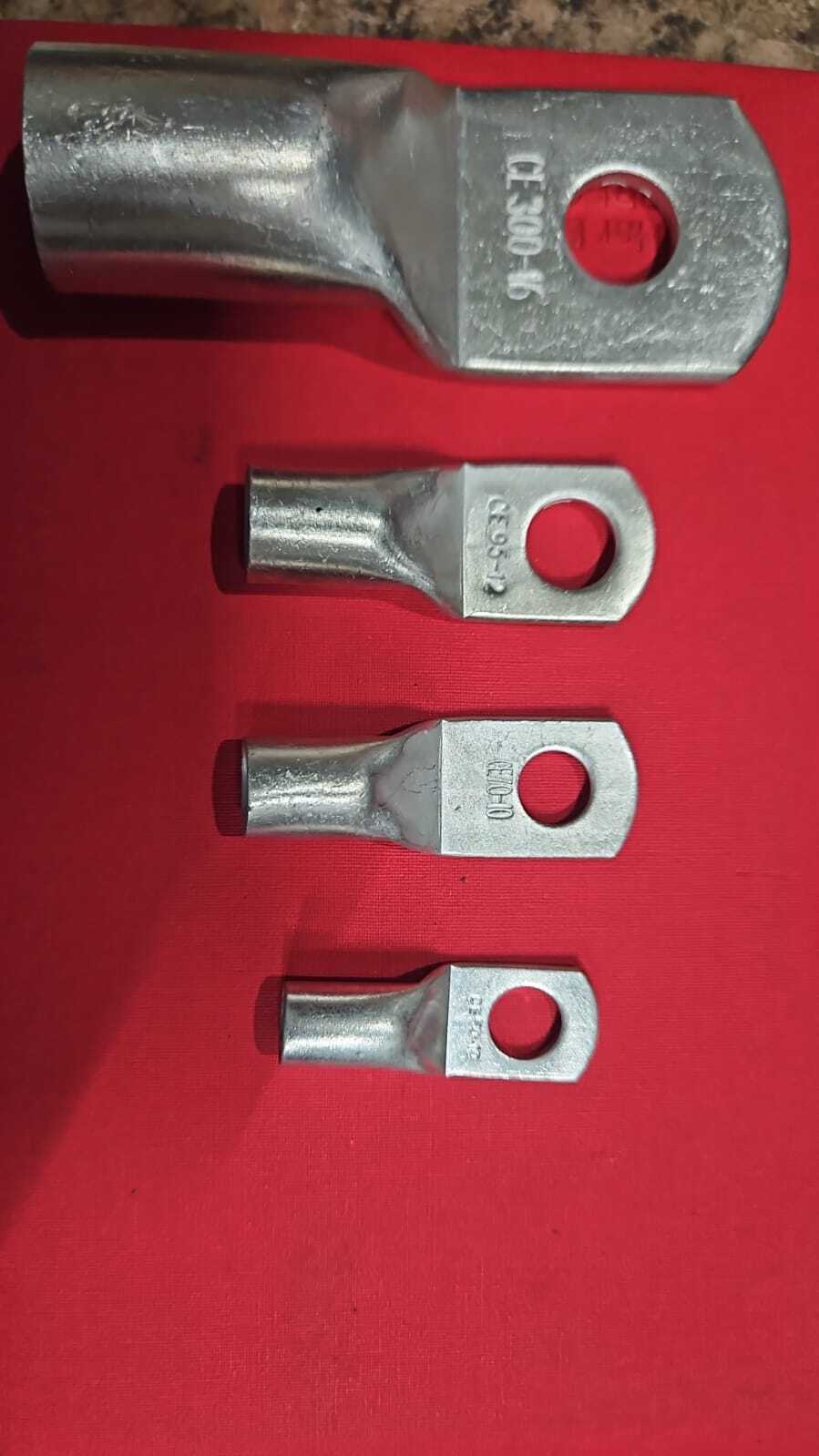 Copper Lugs - Solid Copper, High Voltage, Length As Per Size (Mm) | Durable Performance For Efficient Electrical Connections