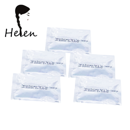 5pcs त्वरित पहचान गाय गर्भावस्था परीक्षण किट सफेद आसान और तेज