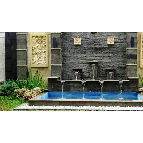 Stone Wall Fountain - Feature: Excellent