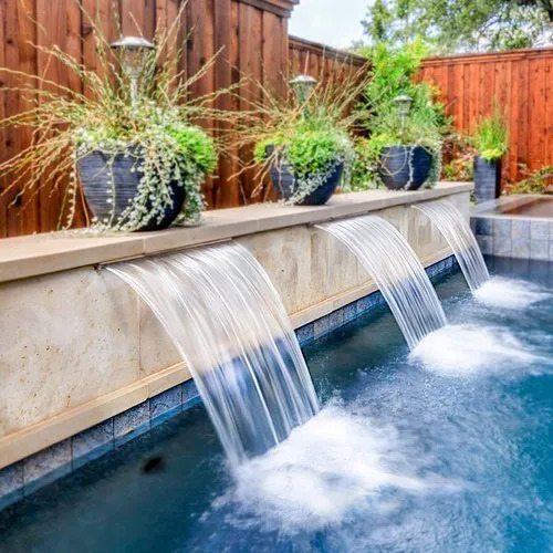 Stone Wall Fountain - Feature: Excellent