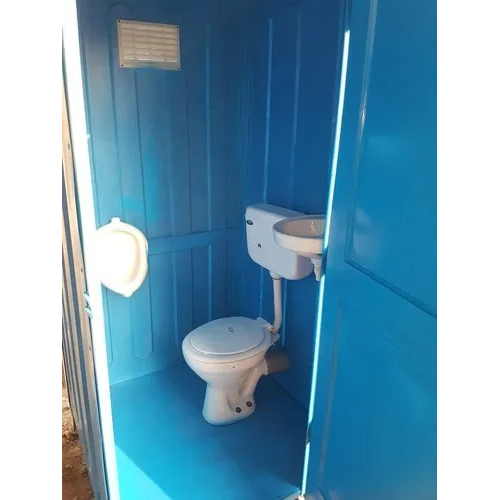 Blue Portable Economical Worker Toilet