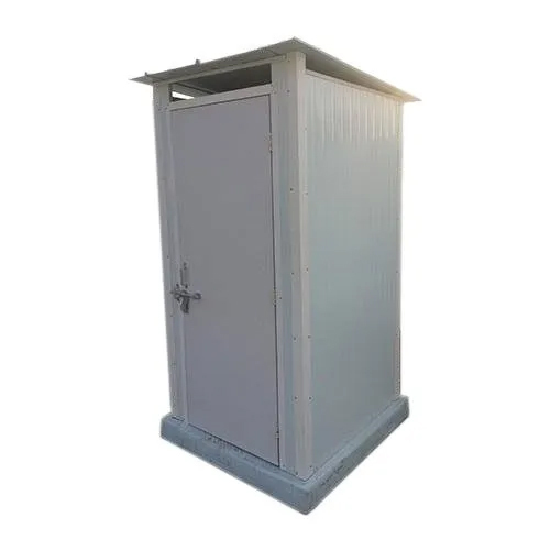 ग्रे सिंटेक्स सुगम प्रीफैब्रिकेटेड पफ टॉयलेट