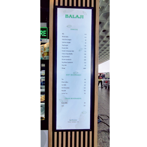 Customized Led Clip On Sign Frames - Application: Commercial
