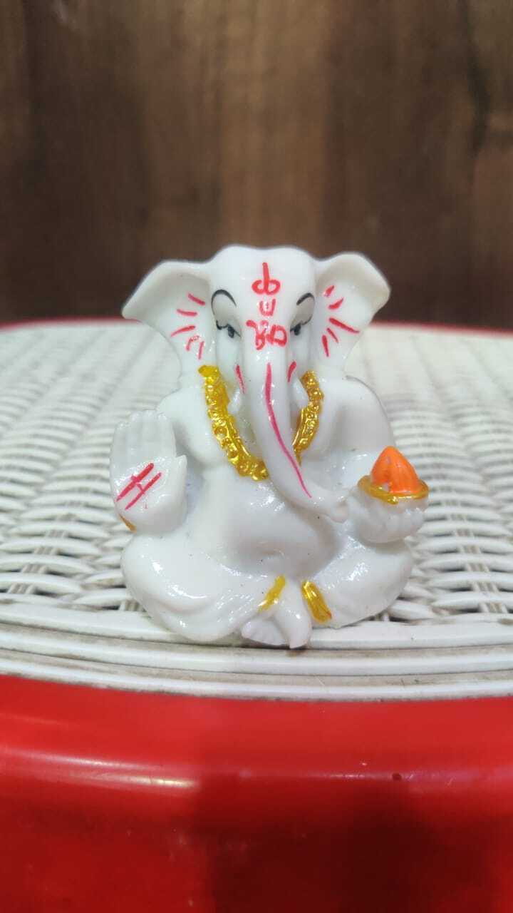 Decorative Car Dashboard Resin Ganesh Ji