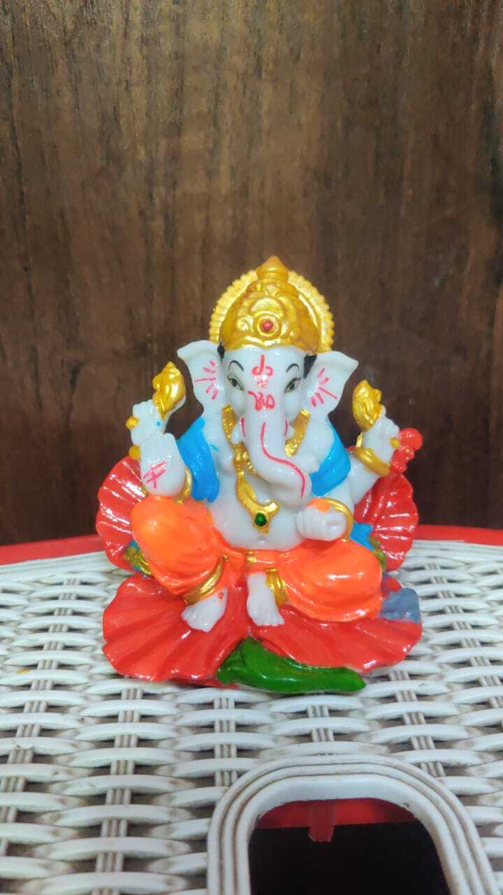 Decorative Car Dashboard Resin Ganesh Ji