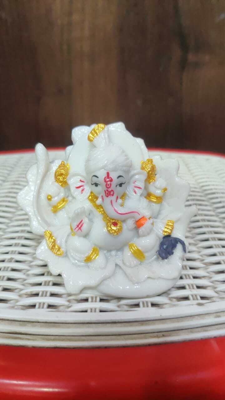 Decorative Car Dashboard Resin Ganesh Ji