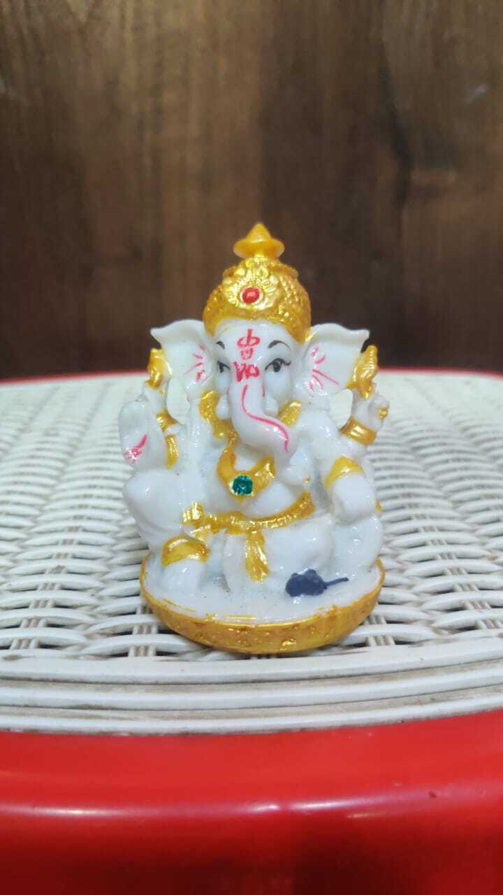 Decorative Car Dashboard Resin Ganesh Ji