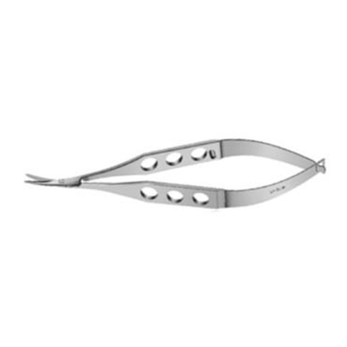 JS-682 Castroviejo Corneal Scissors - Medical Grade Metal, Manual Operation for Hospital Use