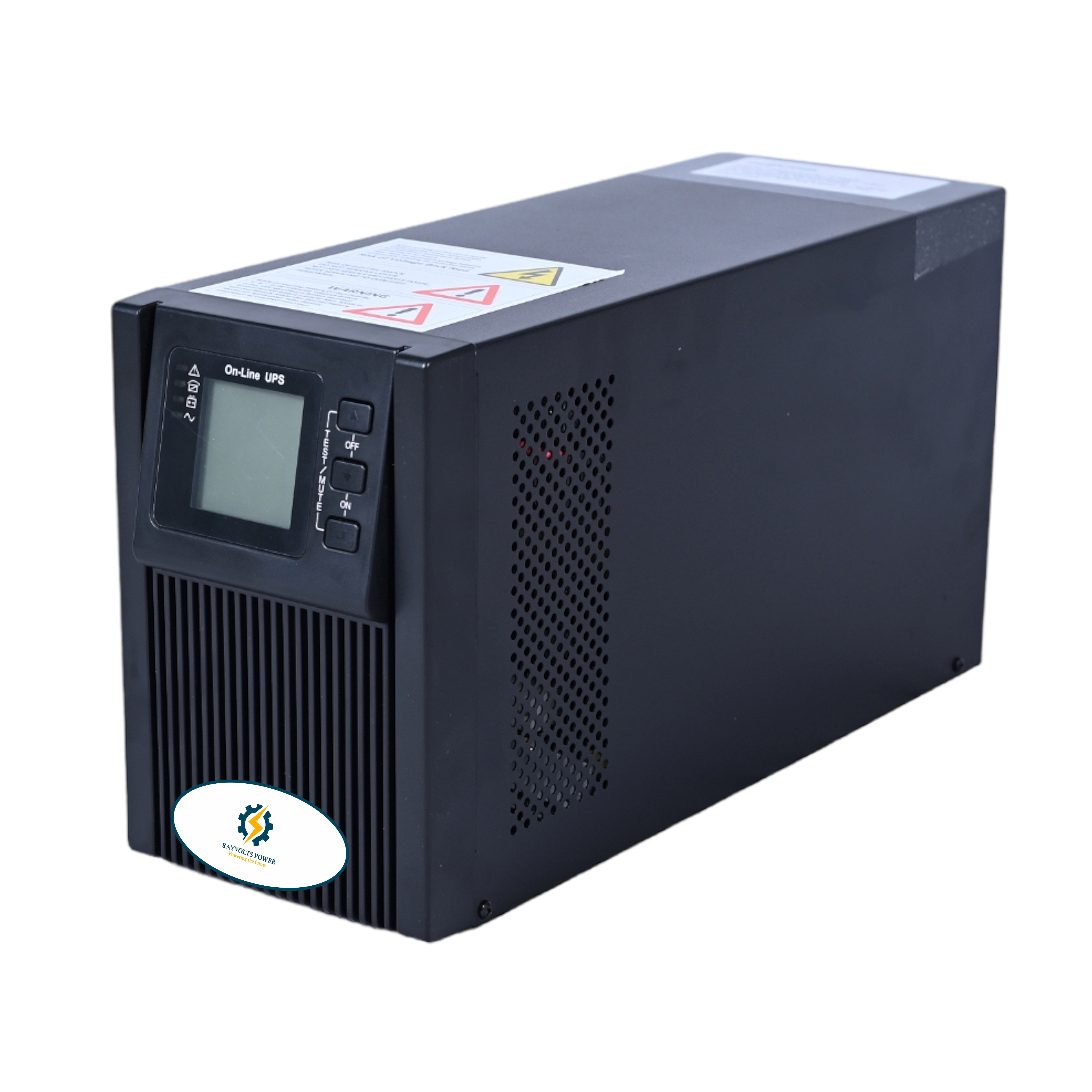 Rayvolts Power 1 Kva Online Ups 230v With Backup Of 30 Minutes External Batteries (12v-26ahx3) (36 Vdc)