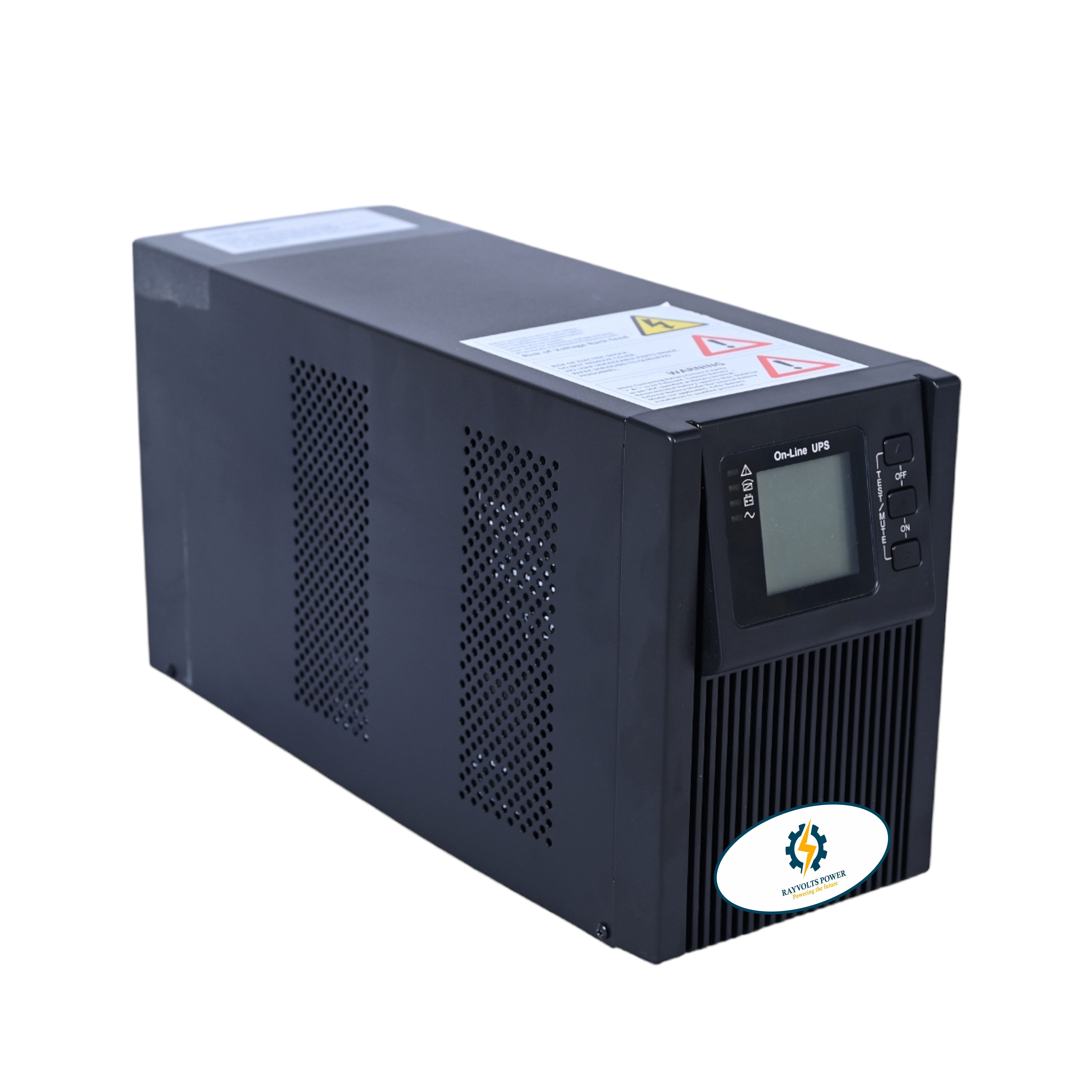 Rayvolts Power 1 Kva Online Ups 230v With Backup Of 30 Minutes External Batteries (12v-26ahx3) (36 Vdc)