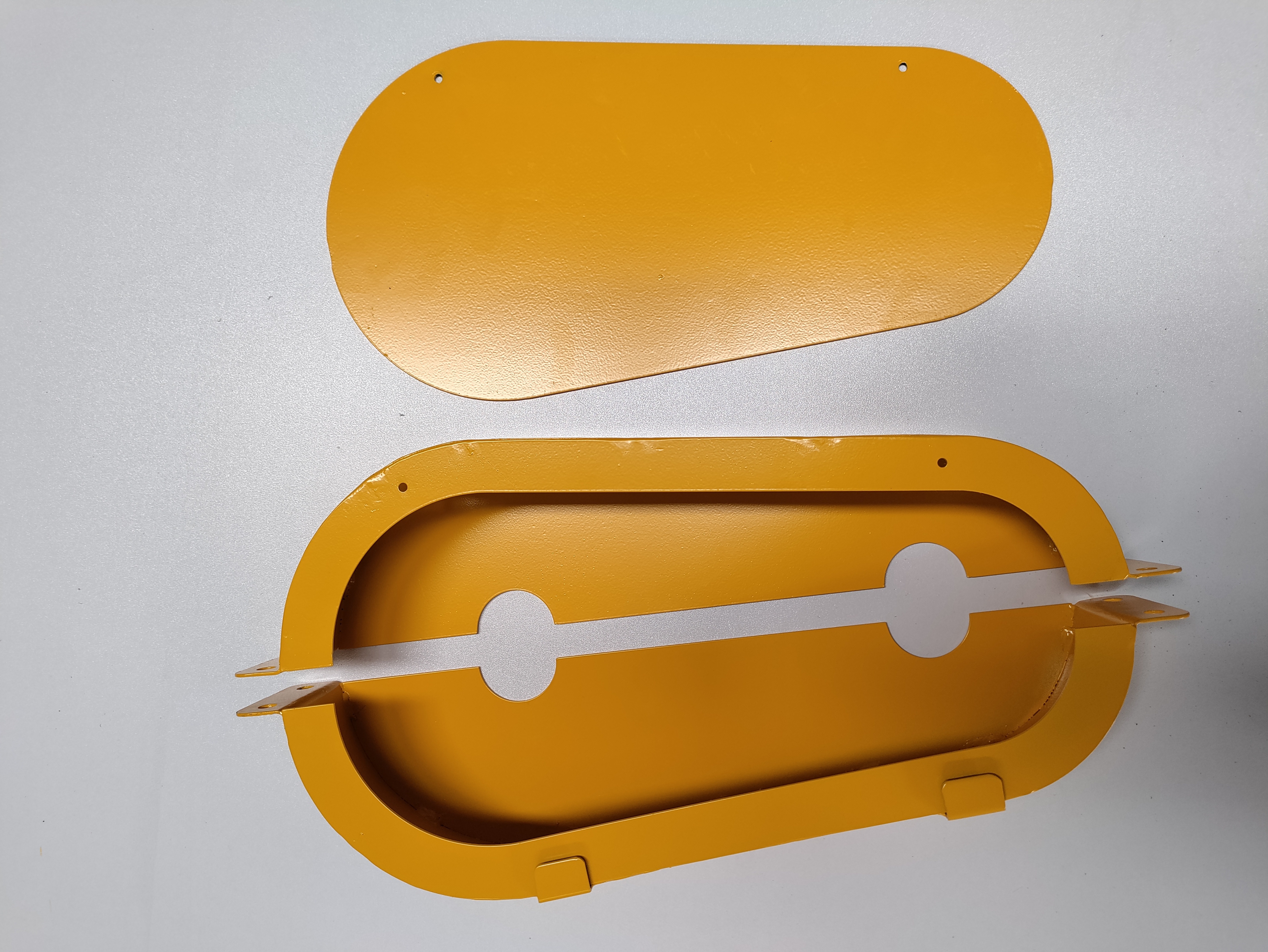 Yellow Chain Drive Safety Guard