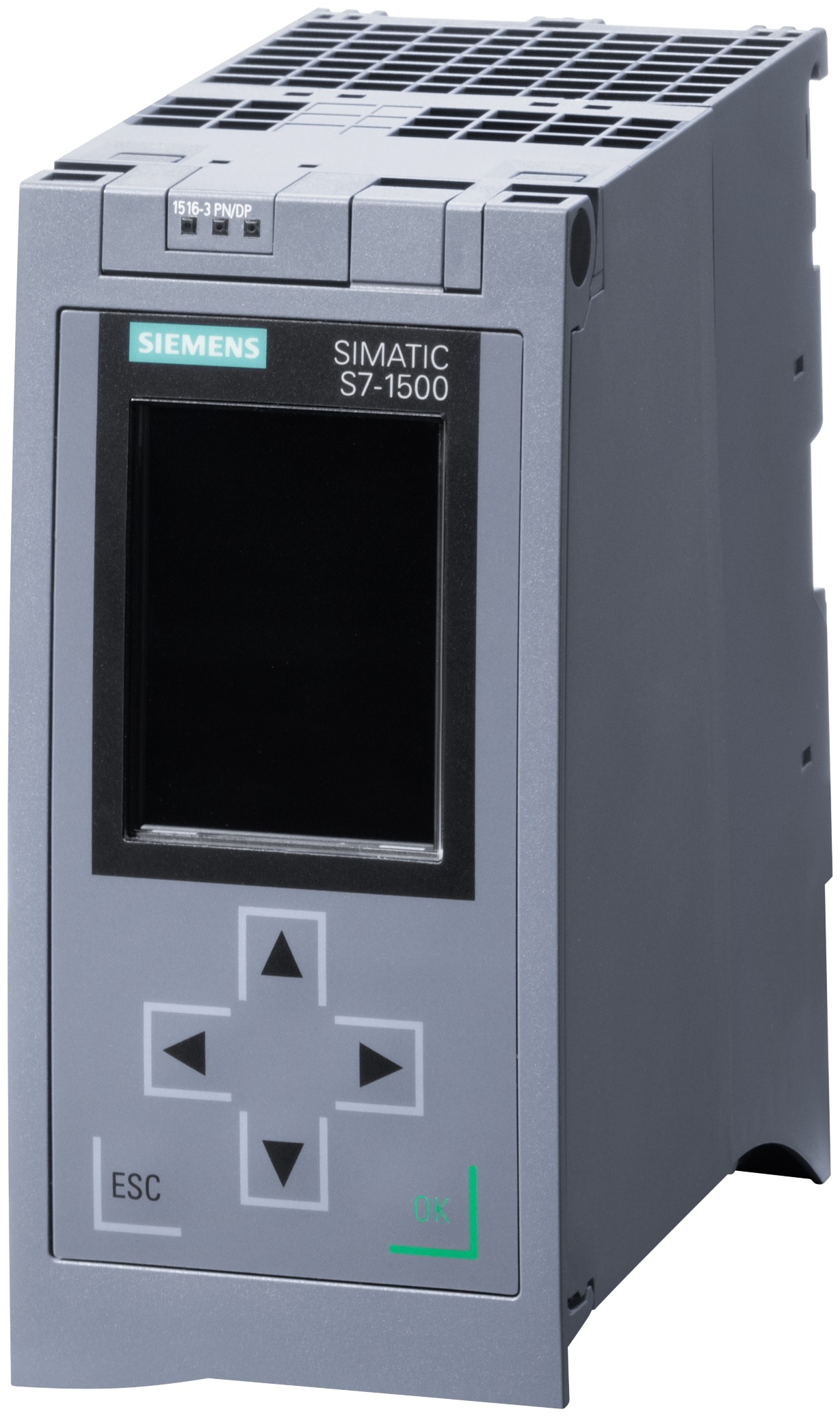 Siemens Cpu 1516-3 Pn Dp - 2mb Prog, 7.5mb Data | Automation Use, Electric Power, 15.80x15.90x8.40 Inch, Grey, New Condition