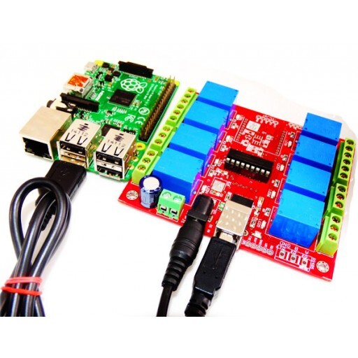 Red Ft245rl Usb 8 Channel Relay Board