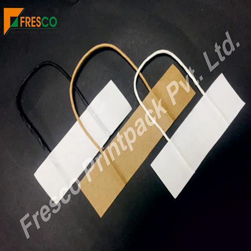 Multicolor White And Black Twisted Paper Handle