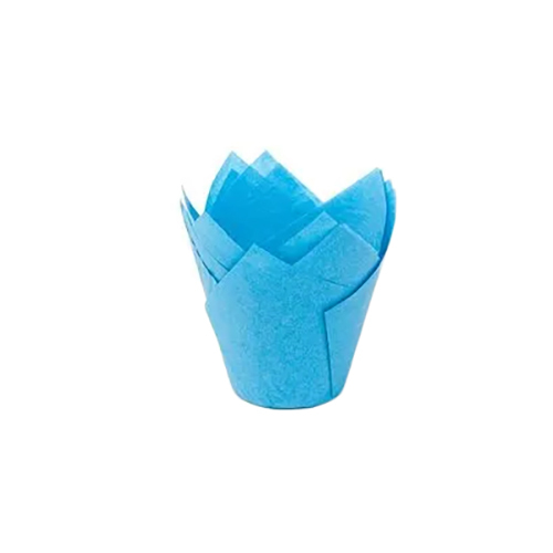 Blue 715050pcol6 Tulip Paper Cups