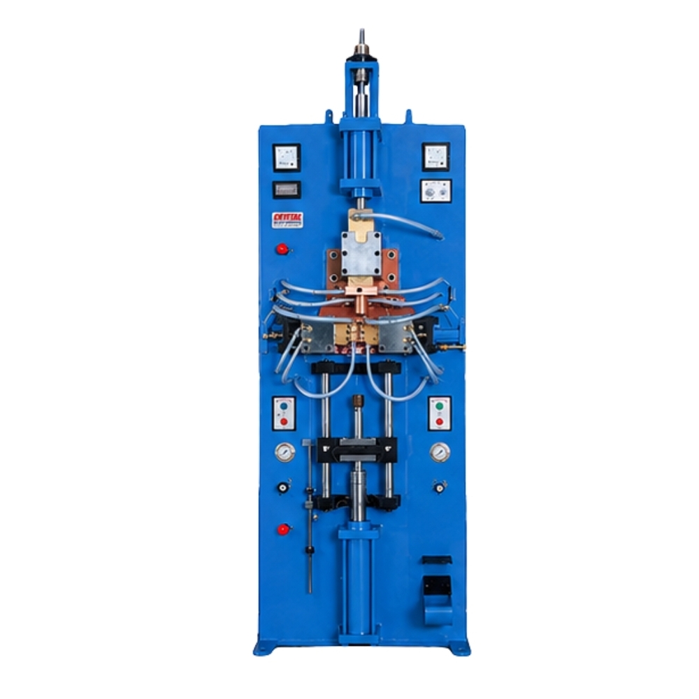 Vertical Metal Gathering Machine - Color: Blue