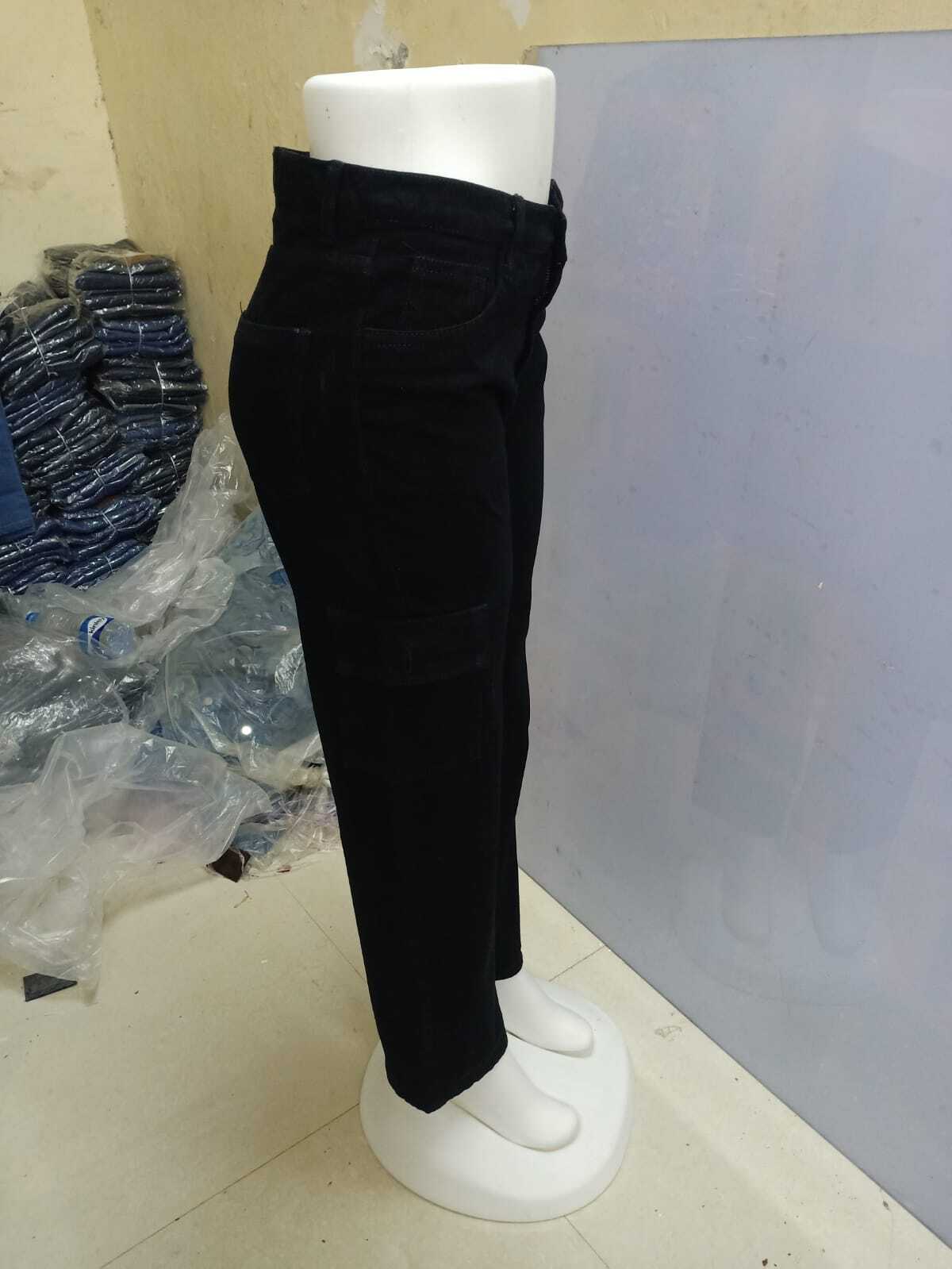 Leadis Pocket Jeans - Polyester Material, Women's Fit, Plain Dyed, Available In Various Colors And Sizes For Spring | Dry Clean Friendly