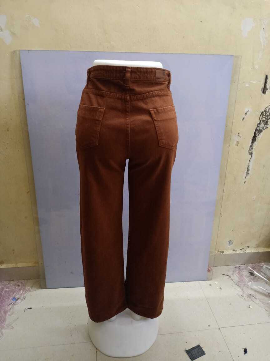 Non Lycra Straight Fit Jeans - Polyester Material Lightweight Spring Style For Women With Elegant Straight Fit Design | Dry Clean Only
