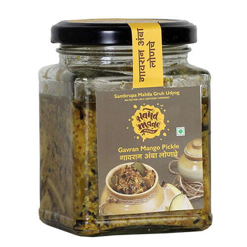 Gavran Mango Pickle - 500 G Jar, Spicy Flavor | Hand Made, High Quality Ingredients, Salty Taste, 24 Months Shelf Life