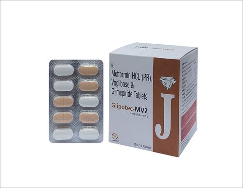 Glimepiride And Voglibose And Metformin Sr Tablet