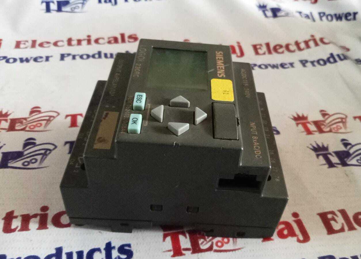 Siemens Logo 6ed1 052-1fb00-0ba4 - Logic Module, 230v Display Sv / E / A, 8 Digital Inputs / 4 Digital Outputs | Original And Overhauled