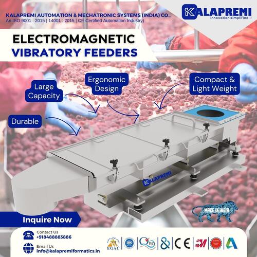 Linear Vibratory Feeder - Customized Design for Your Requirements | High Precision Material Handling, Reliable Performance, Operator-Friendly