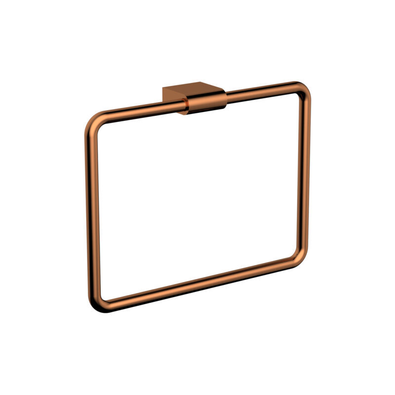 Glossy Gold Towel Ring Subtle