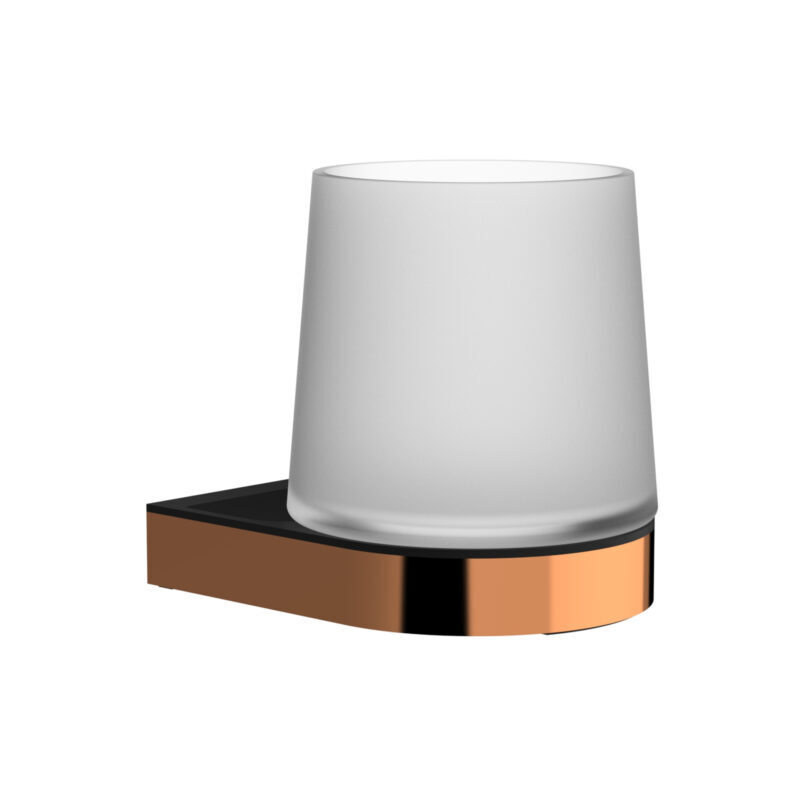 Gold Tumbler Holder-subtle - Finish: Glossy