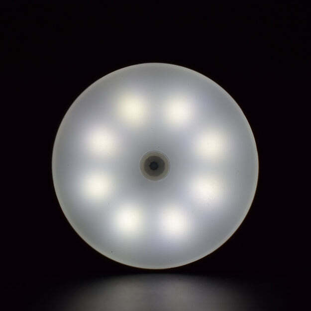 Round Shape 8 Led Motion Sensor Induction Led Light (1656)