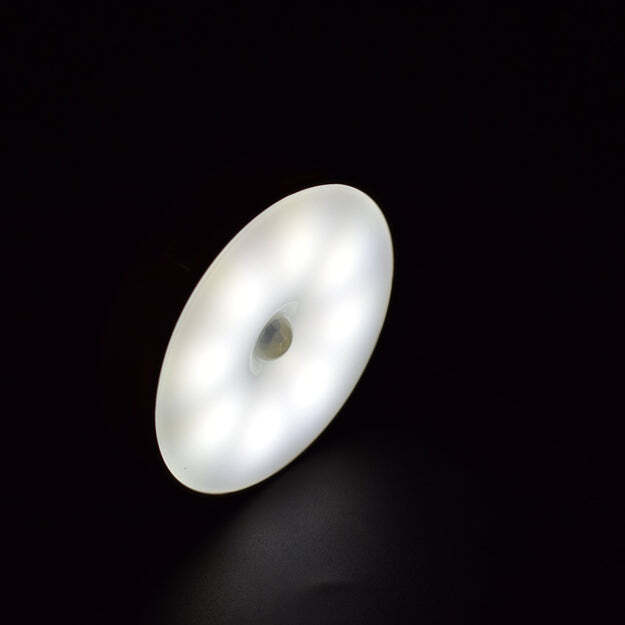 Round Shape 8 Led Motion Sensor Induction Led Light (1656)