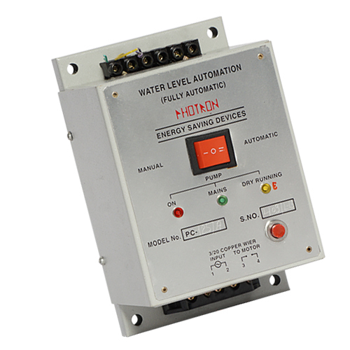Automatic Water Level Controller - Three Phase 220v Ac | Fully Automatic Pump Control, Rectangular Design, Maintains Water Levels