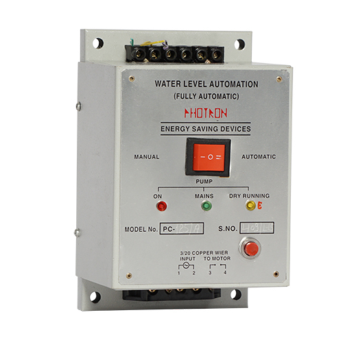 Automatic Water Level Controller - Three Phase 220v Ac | Fully Automatic Pump Control, Rectangular Design, Maintains Water Levels