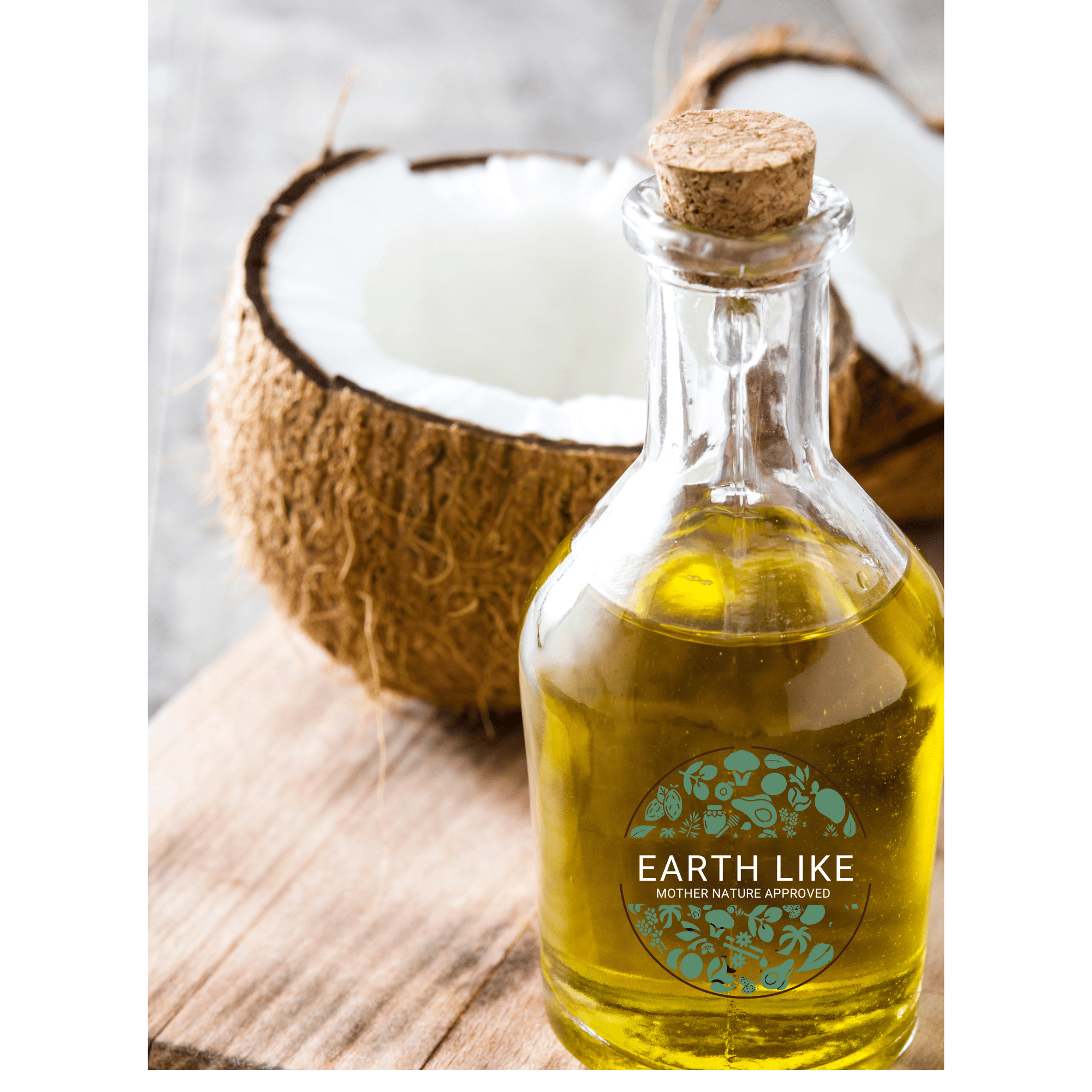 Rbd Coconut Oil - 100% Purity, Refined And Deodorized From White Copra | Versatile For Cooking, Skin Care, Hair Care, Baby Care, And Ice Cream