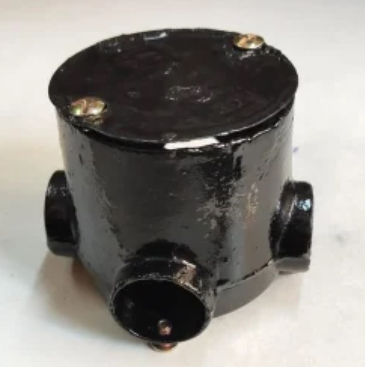 Ms Deep Round Junction Box (Pg) - Ms Material, Dimensions As Per Requirement, Color: Black | Protects Wiring Connections From Environmental Damage