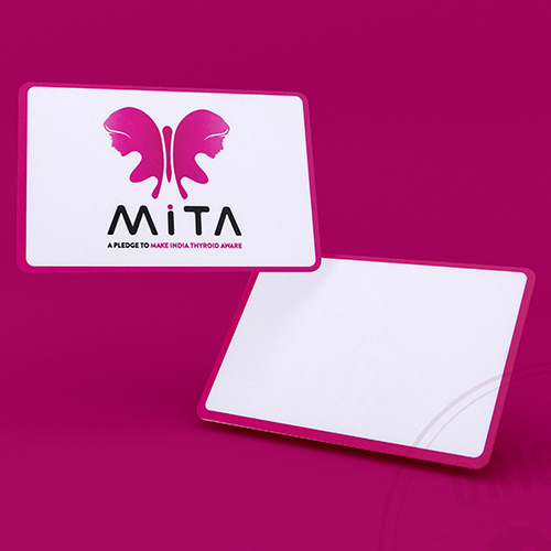 Plastic Pre-printed Cards Size: Standard