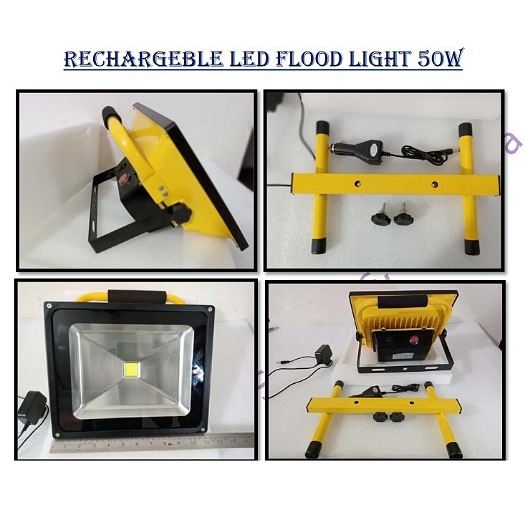 Rechargeable Flood Light - Dimension (L*w*h): 33x23.5x9  Centimeter (Cm)