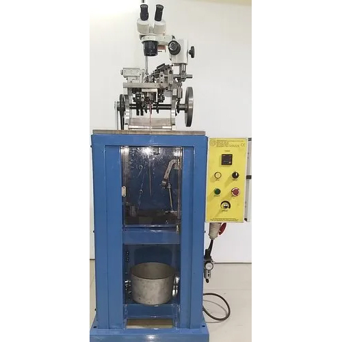 Blue Rz 12 Stocking Mesh Chain Making Machine