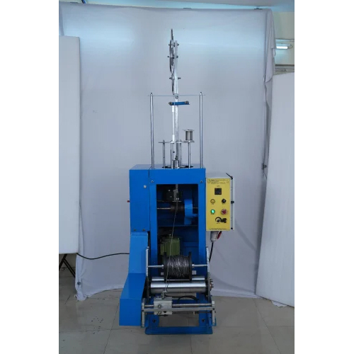 220 V Graphite Wire Mesh Knitting Machine - Color: Blue