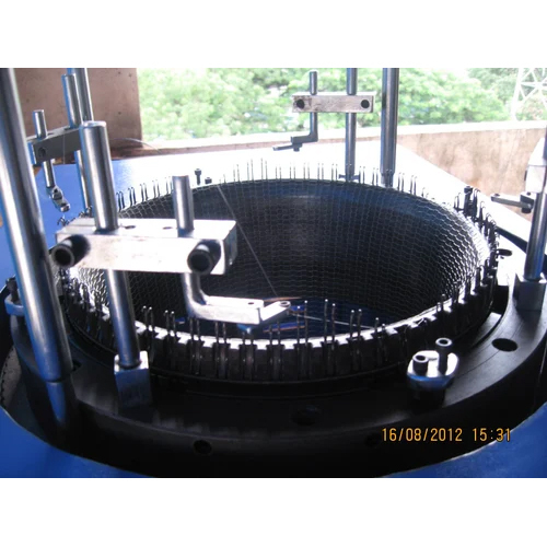 Wk 400 Semi-automatic Wire Knitting Machine - Color: Sliver