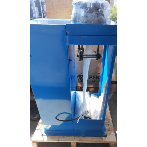 Single Feeder Hose Knitting Machine - Color: Blue