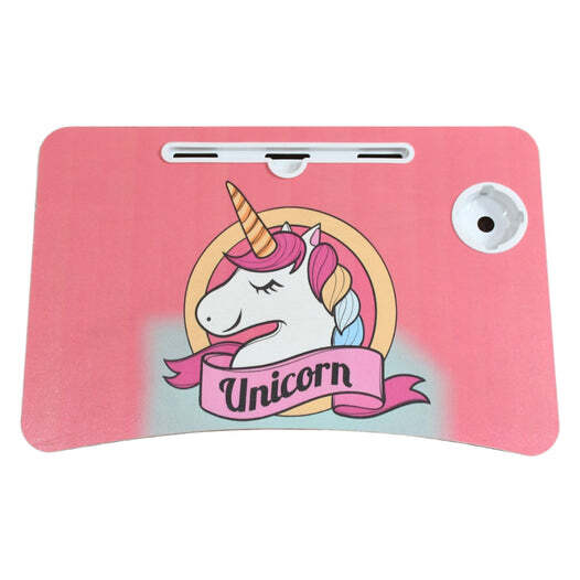 Foldable Bed Study Table Portable Multifunction Laptop Table Lapdesk For Children (7699)