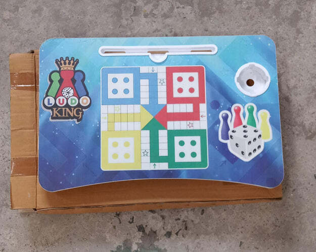 Foldable Bed Study Table Portable Multifunction Laptop Table Lapdesk For Children Bed Foldable Table Work Office Home With Tablet Slot And Cup Holder (7865)